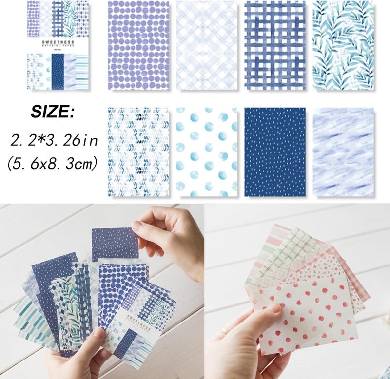 FMOACEN 500 Sheets Vintage Scrapbook Paper Set Aesthetic Stationery Paper Supplies Decorative Paper for DIY Art Crafts Scrapbooking Journal Photo Album - Image 2